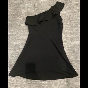 Banana Republic - Black One Shoulder Dress